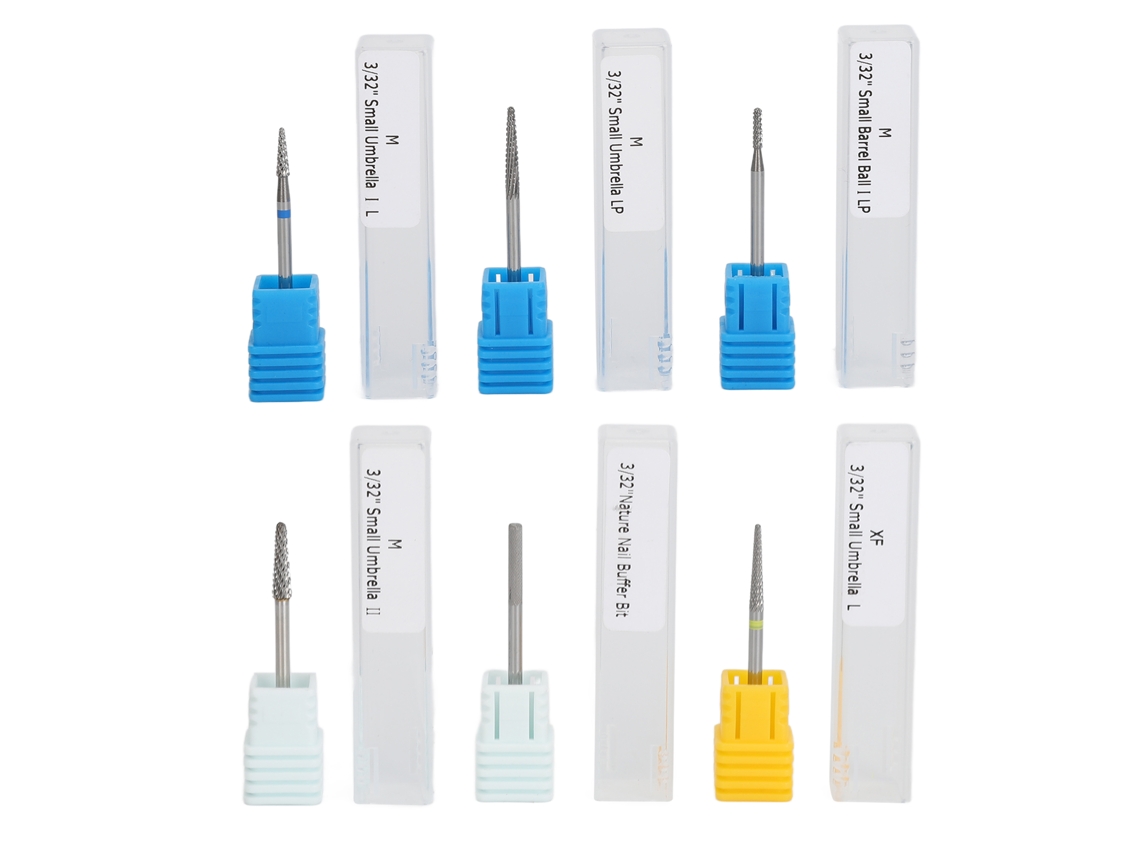 Kit De 6 Brocas De Dremel Para Unhas Em Aço Tungstênio - Remoção De Pele Morta, Manicure E Pedicure