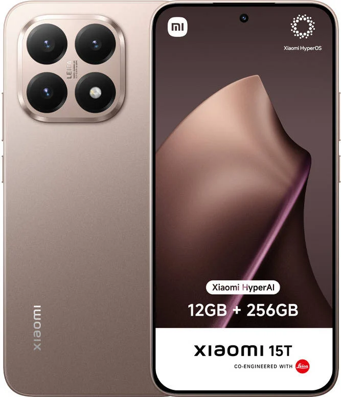 Smartphone XIAOMI 15T (Outlet Caixa Aberta - 6.83'' - 12 GB- 256 GB - Rosa Dourado)