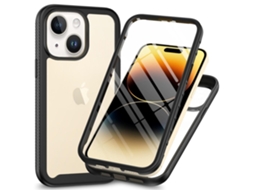 Capa De Proteção Total 3 Em 1 Para Iphone 15 Com Protetor De Tela.