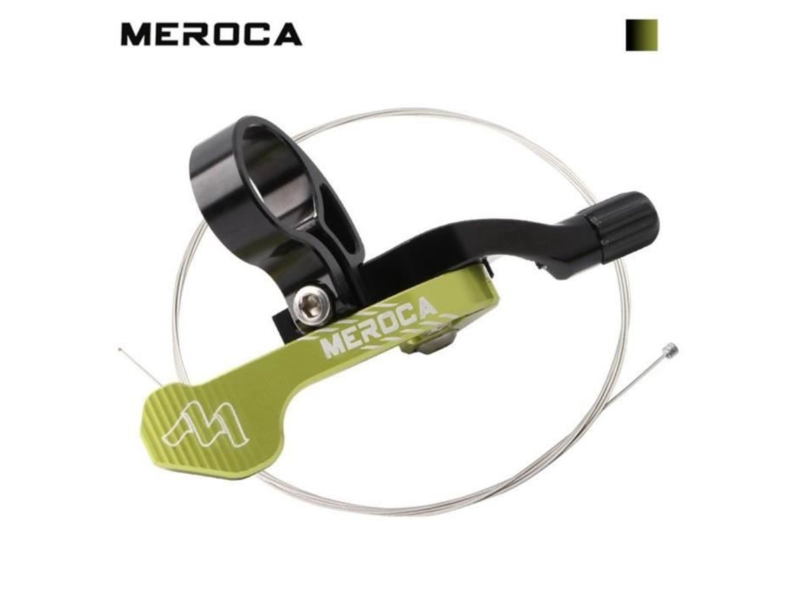 Acessório de Bicicleta Controlador de Fio de Bicicleta Ajustável Metal Mecânico Selim Conta-Gotas Mtb Assento-Tipo Verde