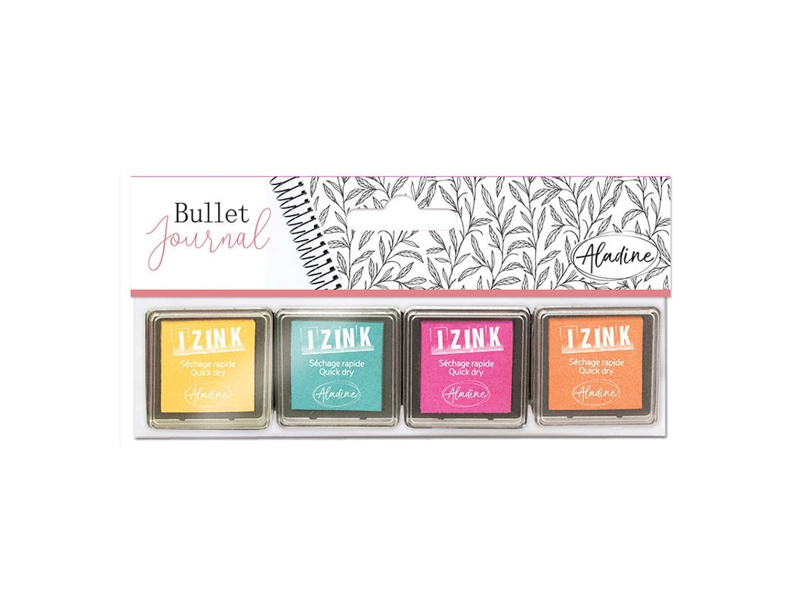 4 Mini Almofadas de Tinta Pastel ALADINE