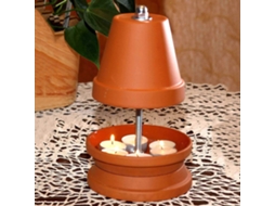 Aquecedor De Velas De Terracota (estrutura De Dupla Camada Para Aquecimento)