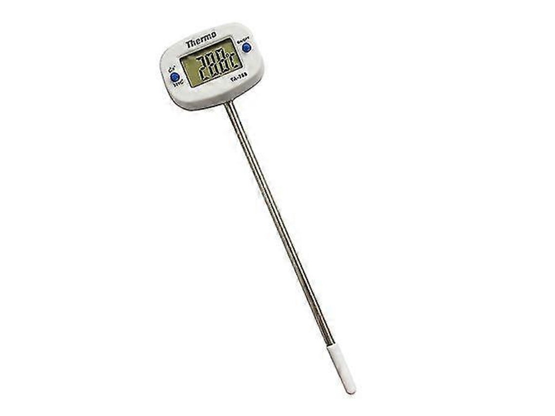Termômetro Digital De Sonda Para Alimentos Fiauli Com Tela Lcd, Ideal Churrasco, Carne, Chocolate E Forno. Aquaforge