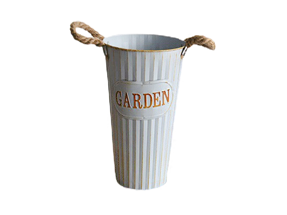 Laxiscreed Vaso De Flores Vintage Em Ferro Para Casa Com 40cm, Ideal Para Flores Secas
