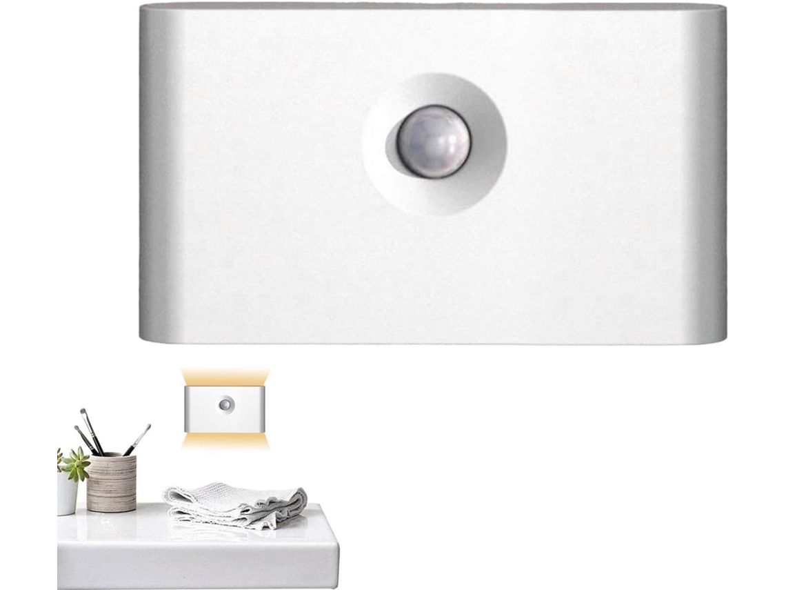 Luz Noturna Recarregável E À Prova D'água Com Sensor De Movimento.