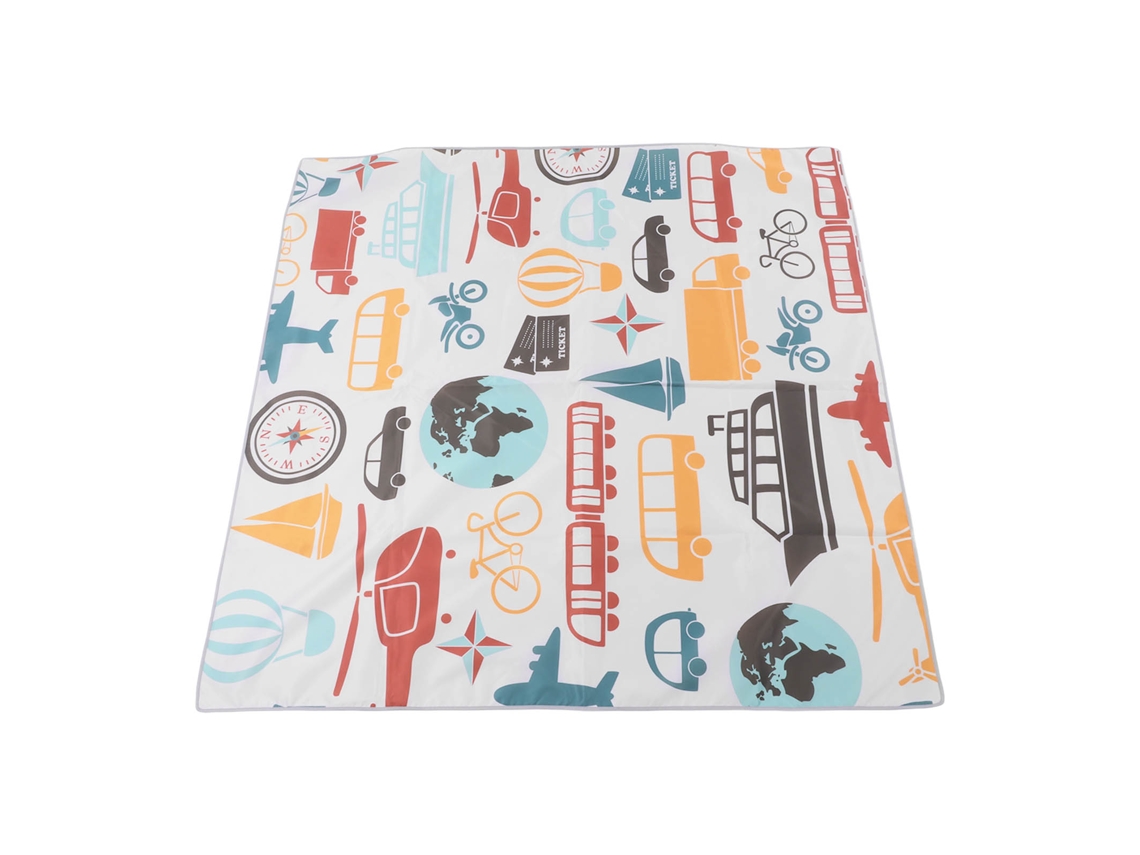 Mali tapete de Brincadeira para Bebê Nylon Impermeável Antiaderente 130x130cm para Casa Camping Outdoor