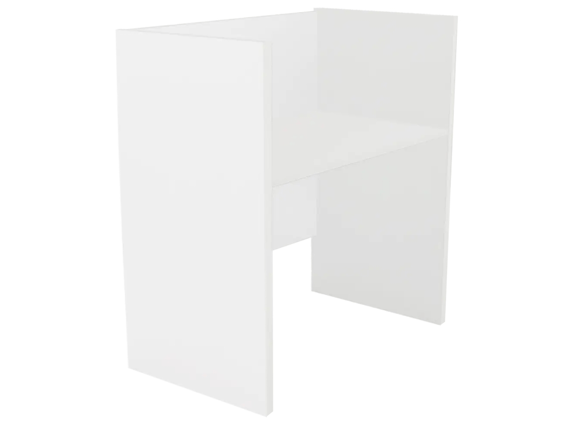 Central de atendimento 1 posição. 85cm. Branco. OFILIKE