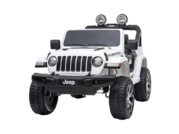 Jeep Wrangler Rubicon 4x4 Elétrico 12V com Luzes e Som, Velocidade máx 6km/h (Idade Mínima Recomendada: 3 anos)