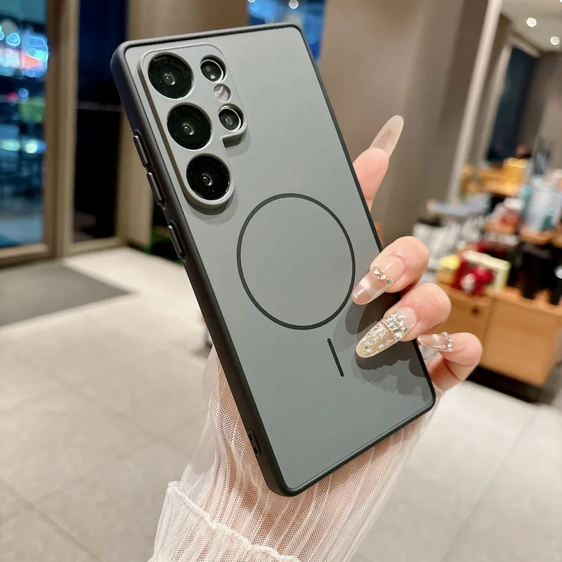 Capa Magnética Rígida Para Celular Galaxy A57 (preta)