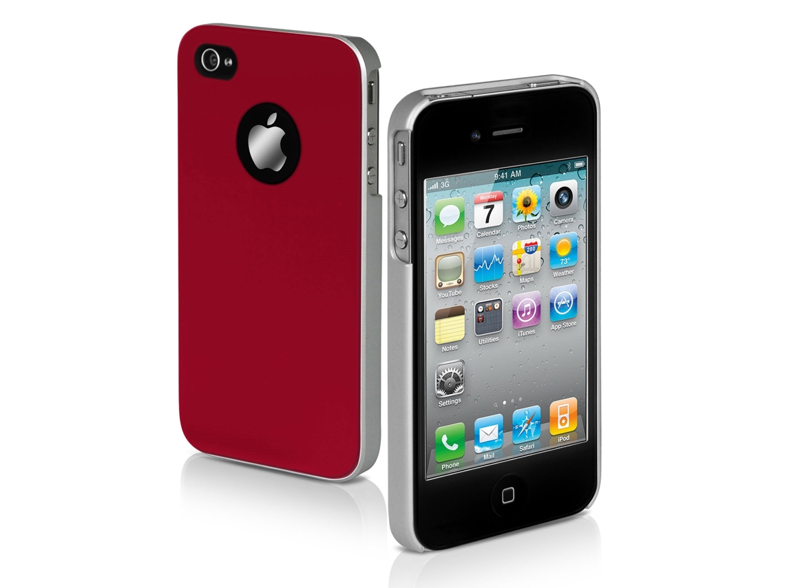 Capa Rígida SBS p/ iPhone 4S/4 Vermelha