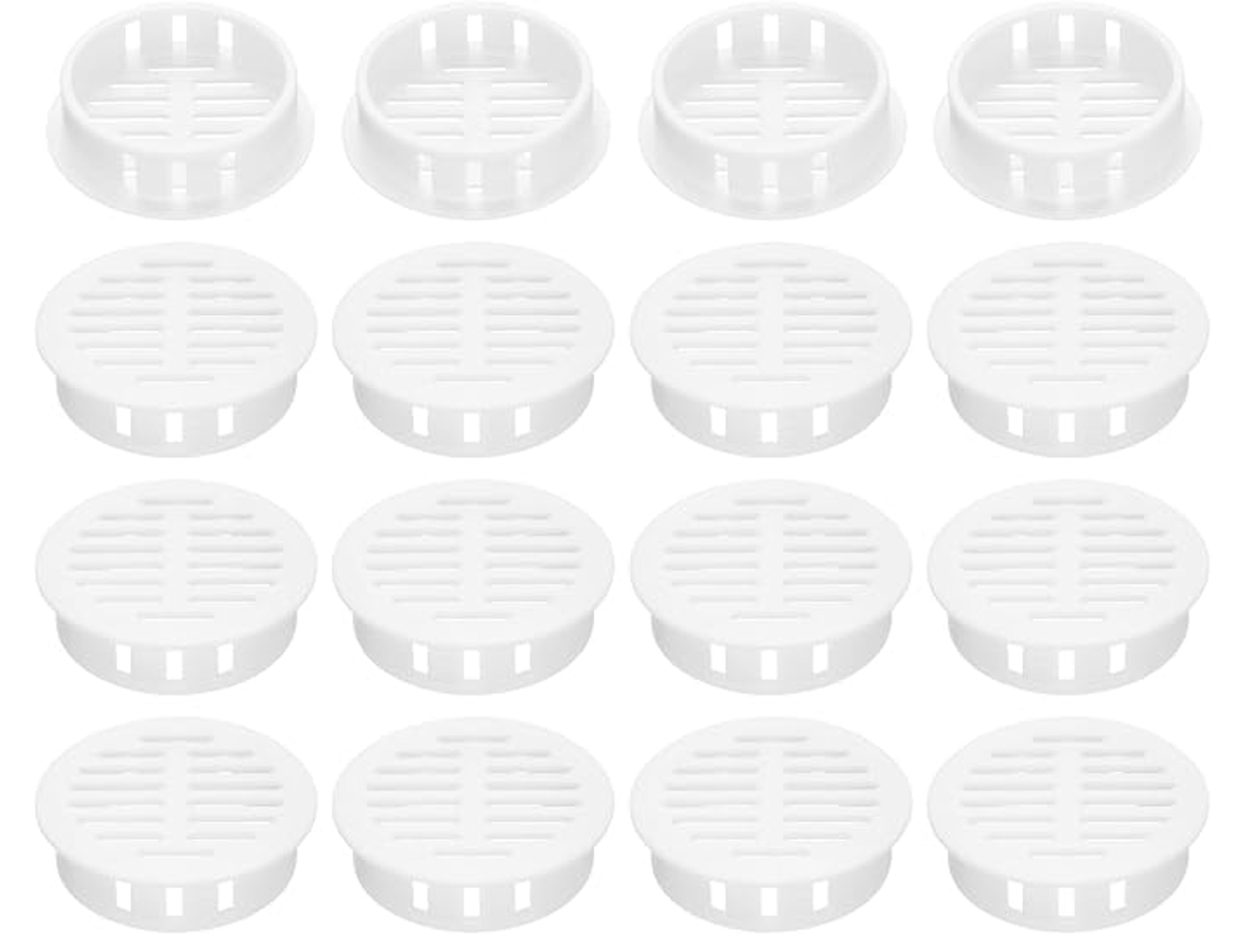 20 Pces Grelhas De Ventilação De Ar Circular De 35mm / 1,4 Polegadas
