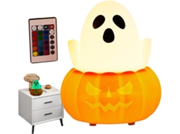 Luminária Noturna De Halloween Luminária Noturna De Silicone Para Halloween, Decorações Fofas, Ilu Gokoco