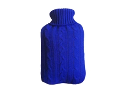 Bolsa De Água Quente Grande De 2000 Ml Envoltório De Malha Para Inverno, Aquecedor Corporal Térmico Para Alívio Da Dor AQUAFORGE
