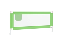Barra De Segurança Para Cama Vidaxl Verde Tecido (200x25cm)