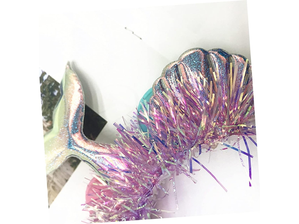 Conjunto De 4 Tiaras De Sereia Com Lantejoulas, Acessórios De Cabelo Para Festas À Fantasia E Modelos Variados.