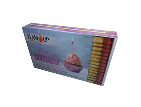Fósforos Flam Up Longa Churrasco 3 Unidades