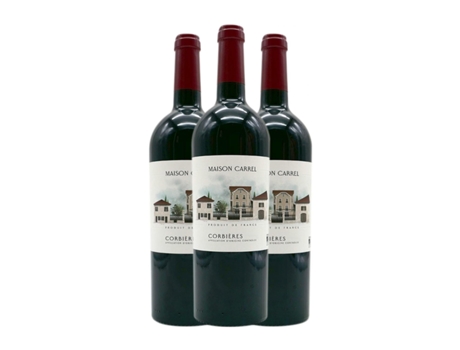 Vinho JEFF CARREL Maison Carrel Corbières (0.75 L - 3 Unidades)