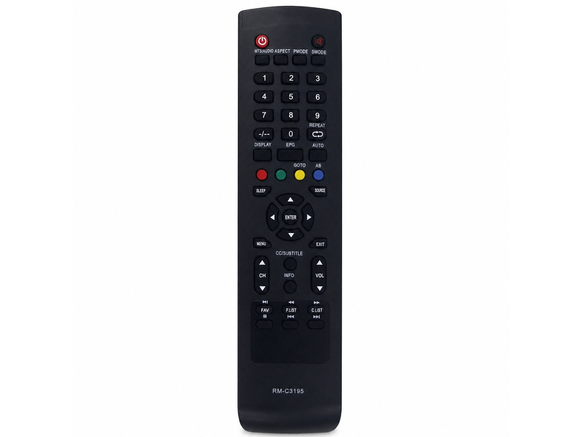 Comando À Distância Para Tv Compatível Com Jvc Rm-c3195