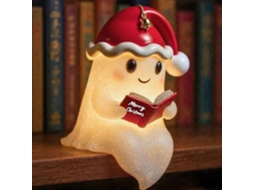 Luminária De Leitura Fantasma Fofa 2026, Luminária Fantasma 3d, Decoração De Halloween Para Leitores E Amantes Livros