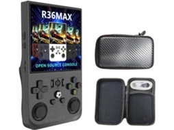 Console Portátil Retrô R36max com Mais de 18.000 Títulos Clássicos, 64gb AQUAFORGE