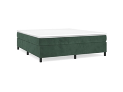 Box Spring Bed Frame, Box Spring Bed Frames Vidaxl Verde Veludo (160 X 200 Cm)