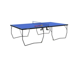 Mesa Pingue-pongue Dobrável, 8 Rodas, Aço Eletrostático, Mdf, 274x152,5x76 Cm, Azul