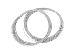 2 Pçs Corda De Badminton Durável 10m Alta Flexibilidade Linha Para Raquete (branco)