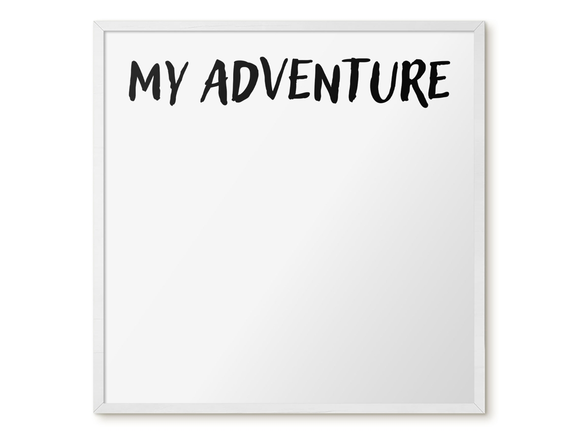 Magnetic Board For Wall My Adventure For The Bedroom Espelharte (50x50 Cm)