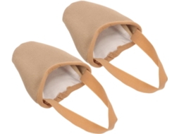 Meias De Balé E Ioga Antiderrapantes Vicasky, Com Proteção Para Os Dedos, Tecido Respirável, Bege, Tamanho P 34-37