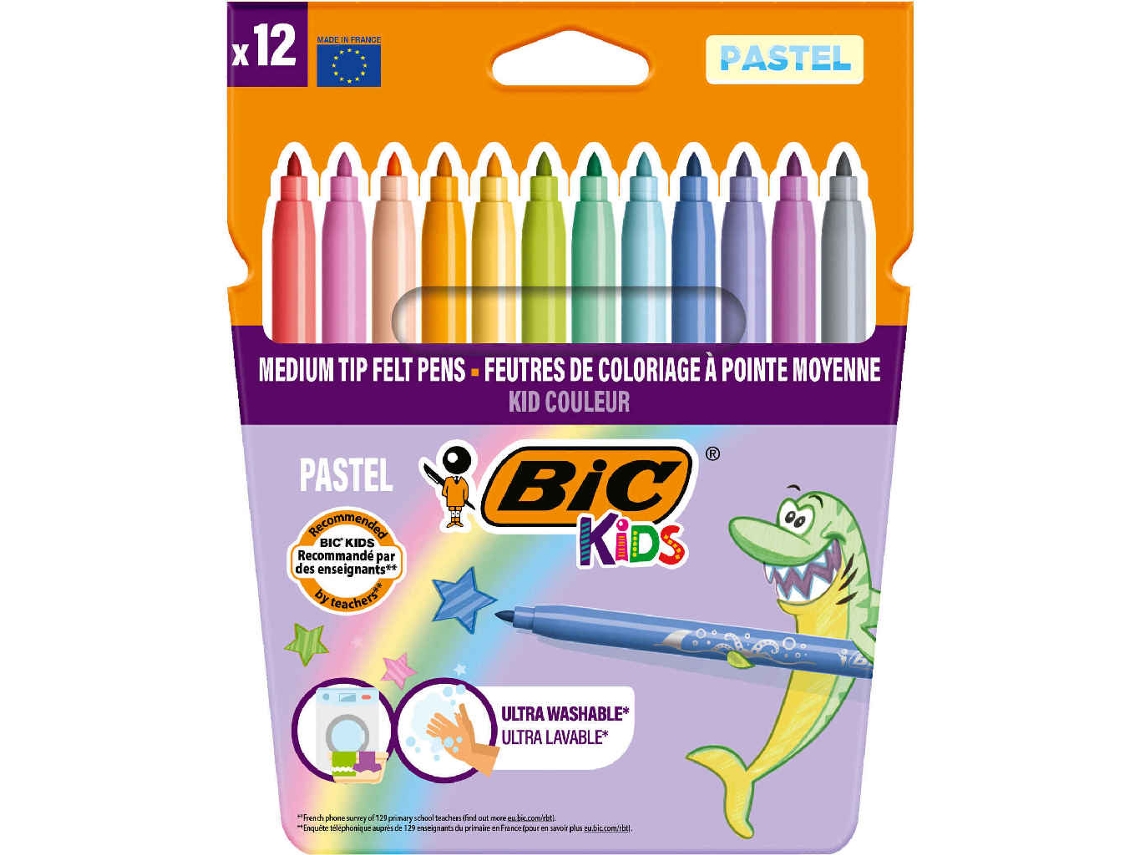 Marcadores pastel Bic