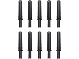 Conjunto de 10 Trilhos de Pressão para Roupeiros, Modelo Curto 7 Cm (2,8