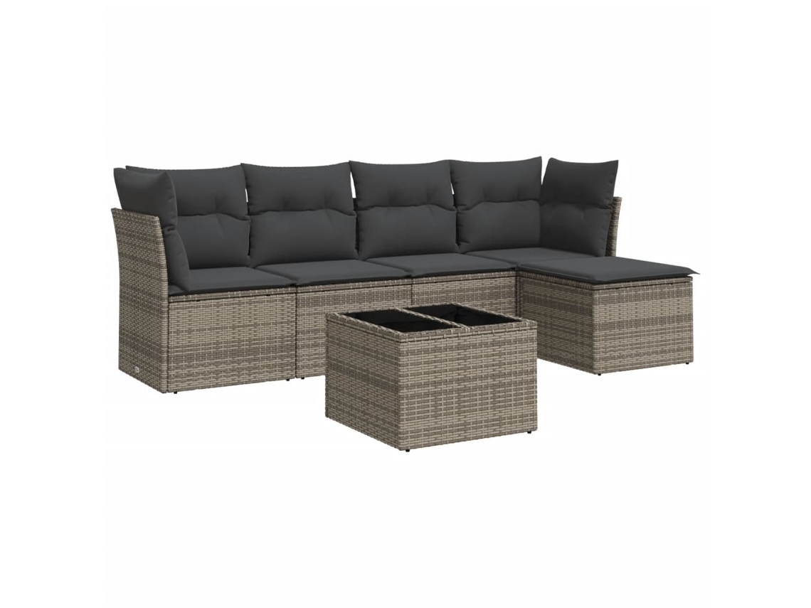 Garden Sofa Set, Garden Sofa Sets Vidaxl Cinzeto Rattan / Vime (n/a)