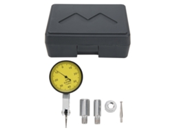 Indicador de teste de alavanca de alta precisão, instrumento de medição em aço inoxidável de 0 a 0,8 mm