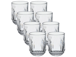 Conjunto 8 Copos Vidro Transparente San Ignacio 300ml