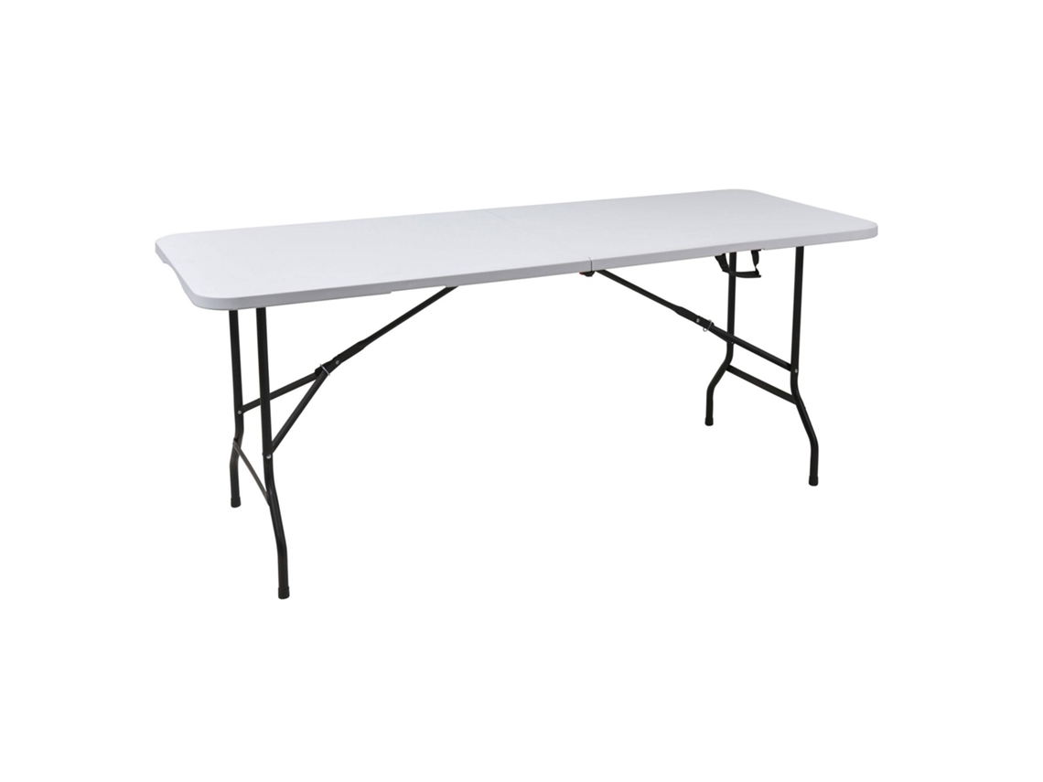 Mesa Dobrável Well Home 180x68x74cm Pe Branca
