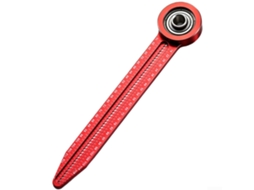 Compasso Alternativo De Alumínio Resistente Para Desenho Arcos E Círculos Em Madeira Ou Metal, Vermelho, 14cm 5, 5 Polegadas