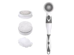 Primerox escova Elétrica de Banho Impermeável 4 em 1 com Cabo Longo 4 Cabeças Massagem Corporal Ipx6