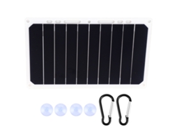 Painel Solar Portátil De 10w Laxiscreed Para Carregamento Externo E Uso Ao Ar Livre