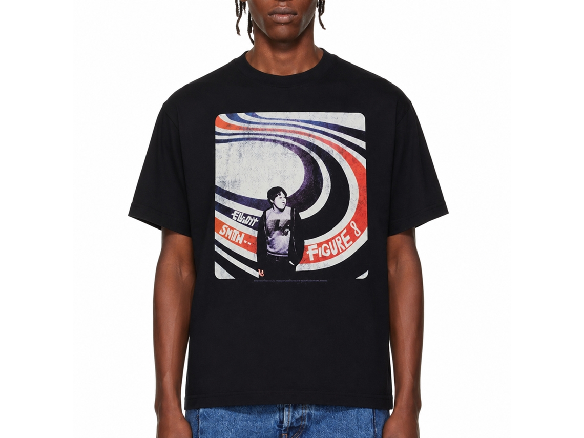 Elliott Smith Figure 8 T-shirt Black Unisex Adults Size:xl