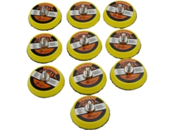 Conjunto De 10 Placas Apoio Roscadas M6 2 Polegadas Para Lixadeira
