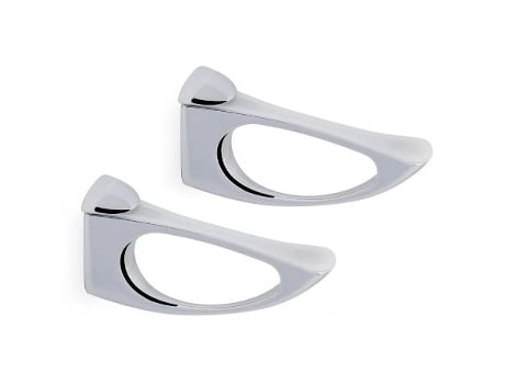 Soporte estante waldo 0-40mm. ral9006 acabado cromo (caja 2)