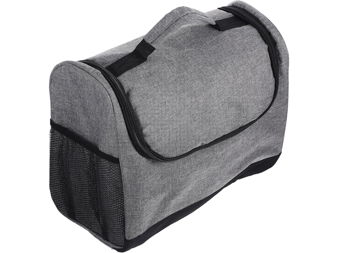 Bolsa de bar portátil Veemoon em nylon com compartimento acolchoado para jarras e utensílios, altura ideal para viagens.