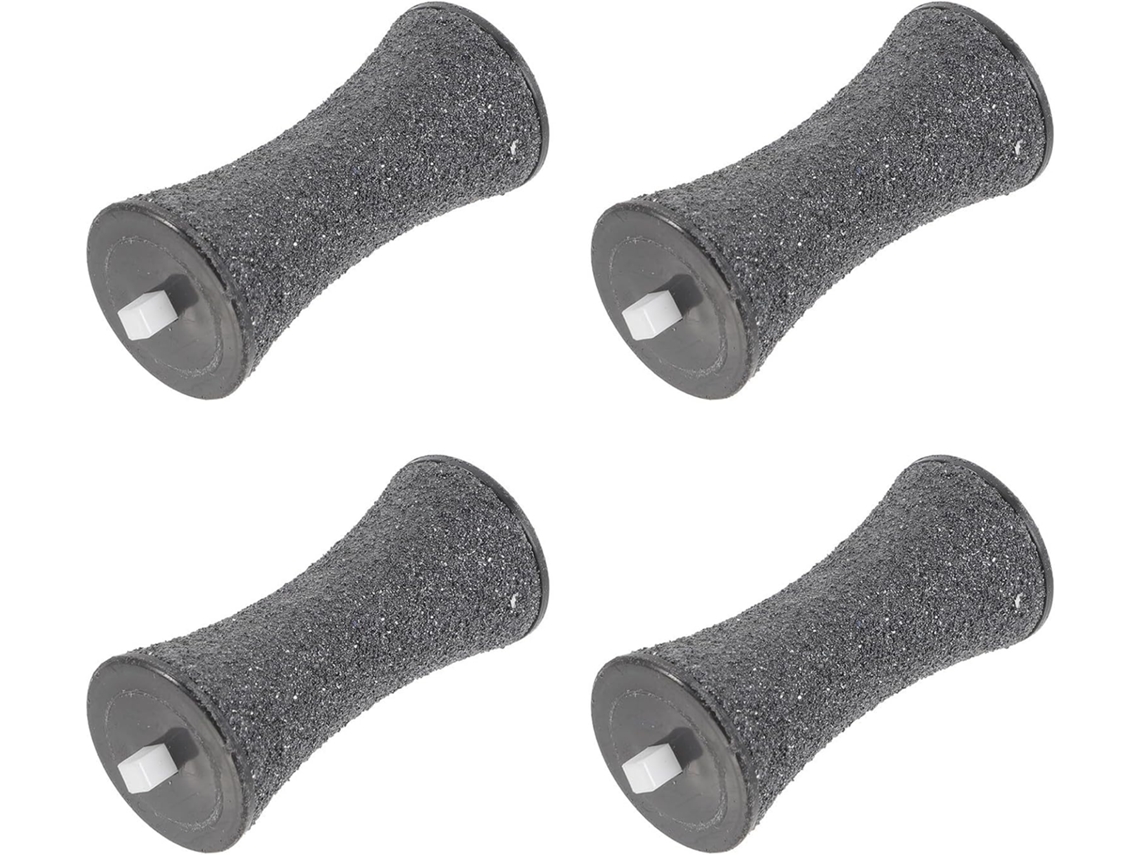 Conjunto De 4 Rolos De Reposição Para Lixa Elétrica De Pés, Ideal Para Pés Escuros.