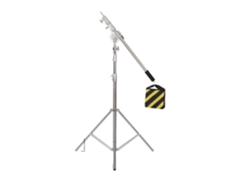 Suporte De Luz, Aço Inoxidável, Braço Ajustável, 2.8m Kit