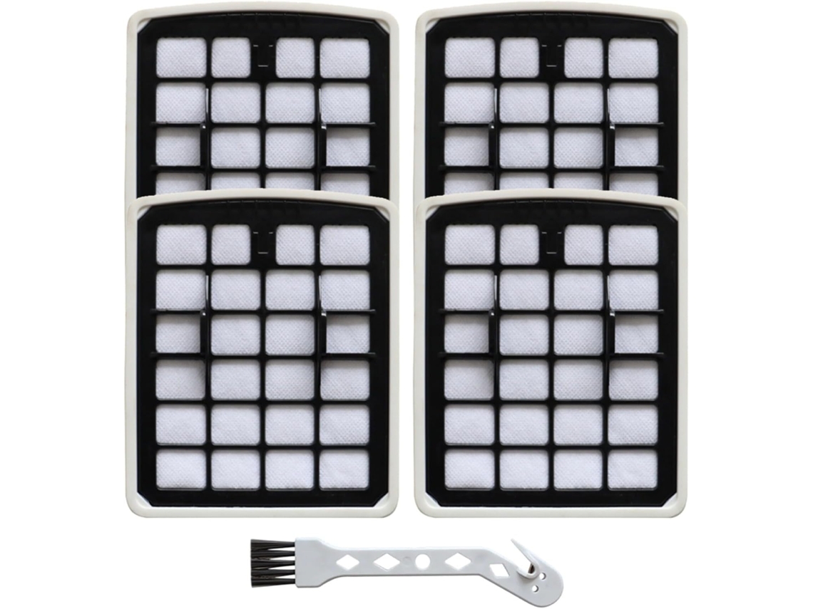 Kit De Filtros Esponja Hepa Laváveis Para Aspirador Pó Eureka