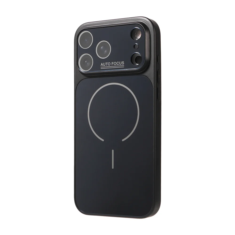 (iphone 16, Preto) Capa Protetora Magnética Magsafe Para Iphone, Compatível Com Carregamento Sem Fio.