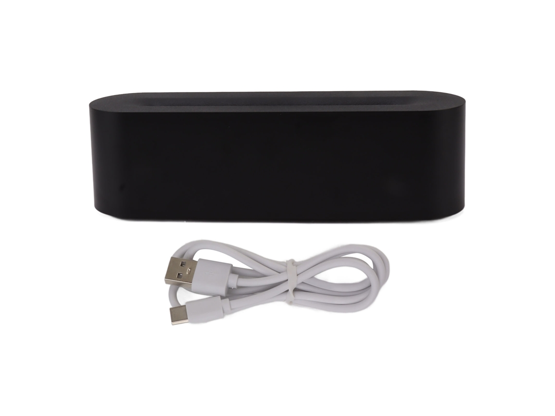 Difusor de Aromas com Luz de Chama Simulada de 7 Cores para Quarto, Casa, Yoga e Escritório Preto LAXISCREED