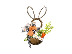 Laxiscreed Guarda-jóias Em Cesto De Rosas Com Vime Para Decoração De Casa E Páscoa