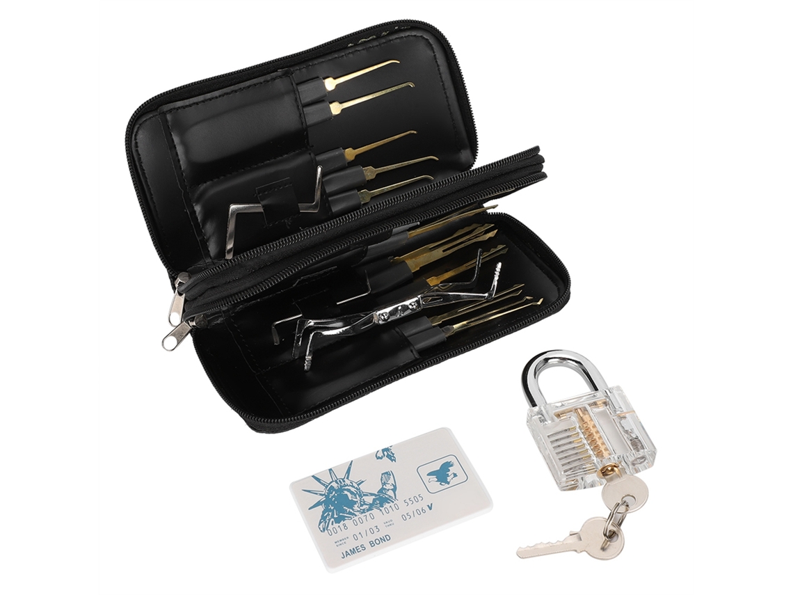 Conjunto de 30 ferramentas de abertura de cadeados Primerox para chaveiro prático e profissional