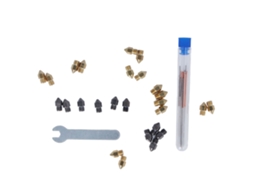 Kit de Bicos de Extrusor 38pcs Latão com Ferramenta de Limpeza para Impressora 3D
